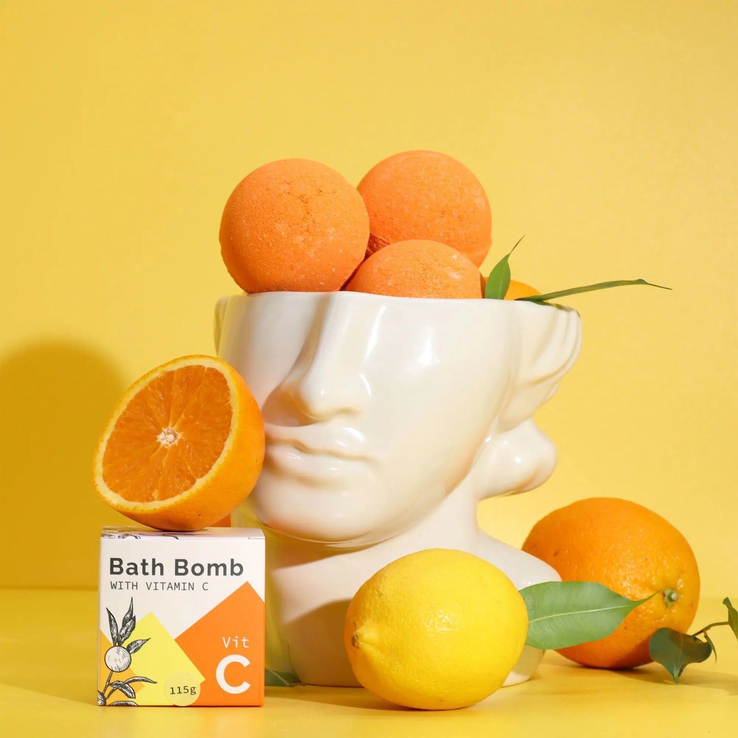 Bomba de Baño Vitamina C Aceites Esenciales Spa en Casa MyZenvita