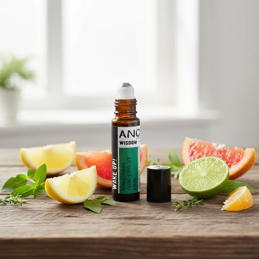 Hero madera rústica con cítricos frescos