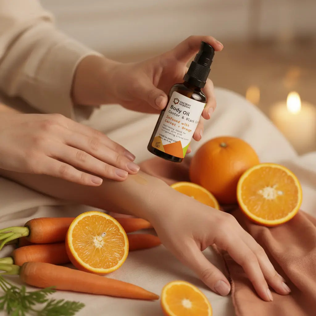 Ritual manos aceite