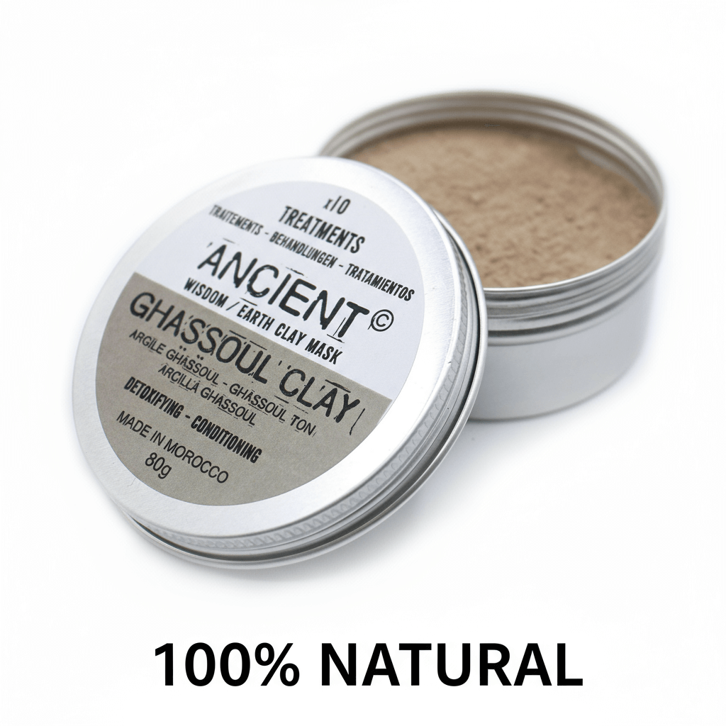 MyZenvita Mascarilla Facial Arcilla Marrón Ghassoul 80g - Limpia Alisa Calma - Health & Beauty > Personal Care > Cosmetics > Skin Care > Skin Care Masks & Peels Mascarillas Faciales de Arcilla