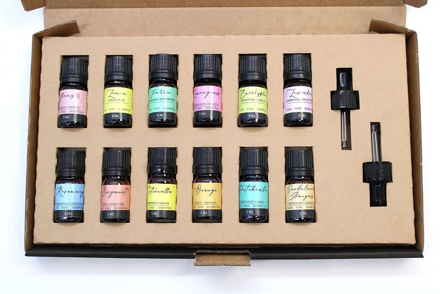 Set de Aceites Esenciales - Los 12 Mejores | Aromaterapia Profesional MyZenvita