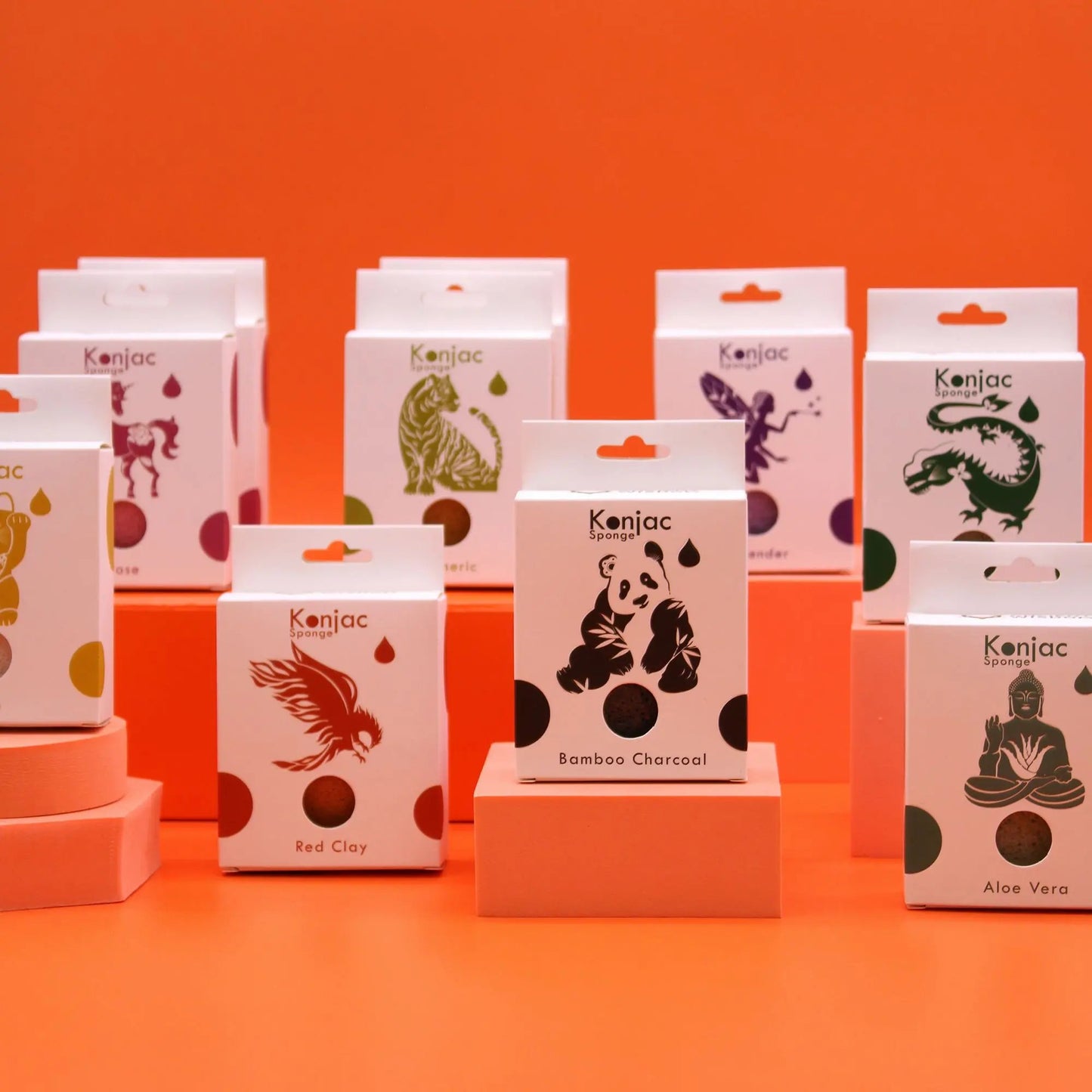 Esponja Facial Konjac con Carbón de Bambú - Limpieza Antibacterial MyZenvita