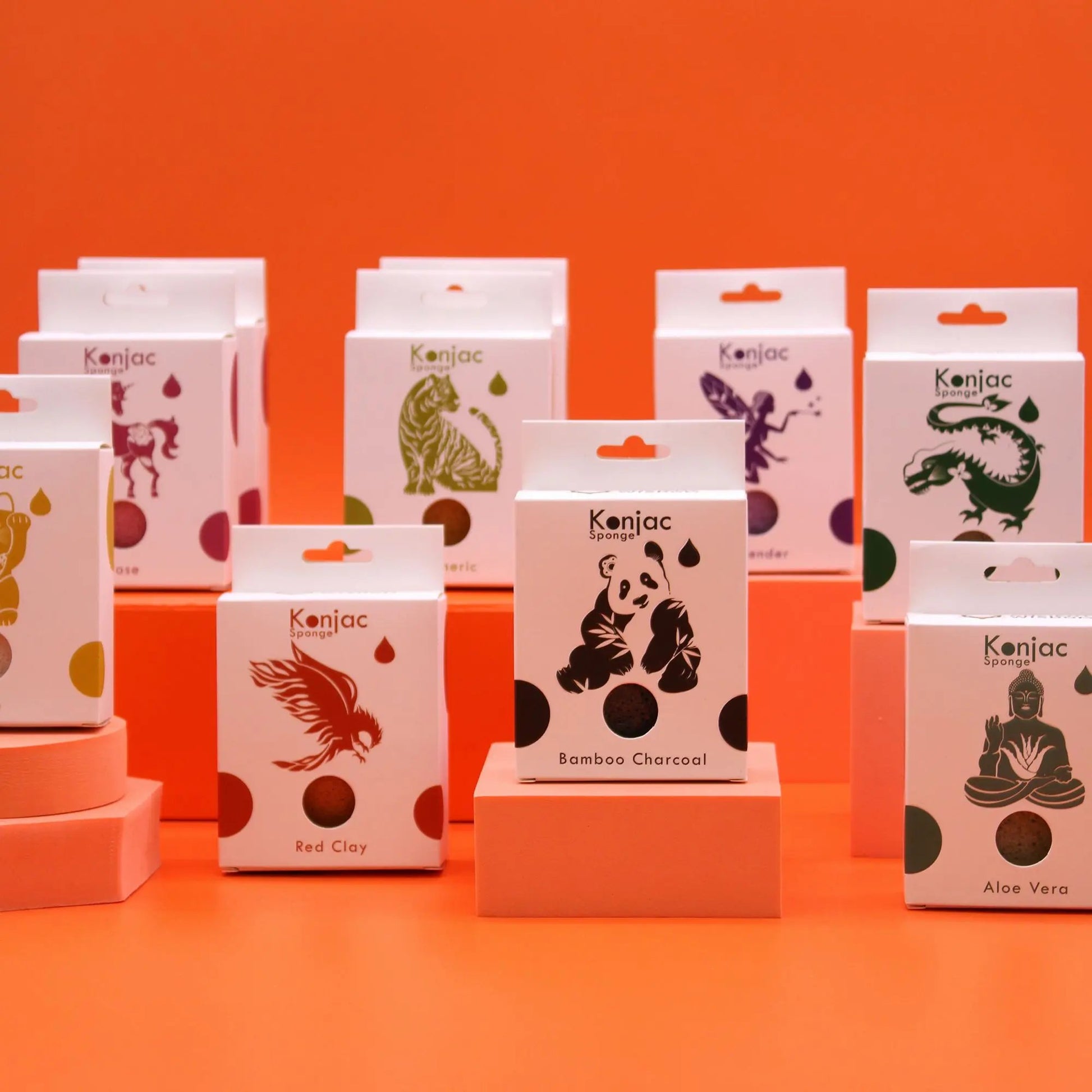 Esponja Facial Konjac con Carbón de Bambú - Limpieza Antibacterial MyZenvita