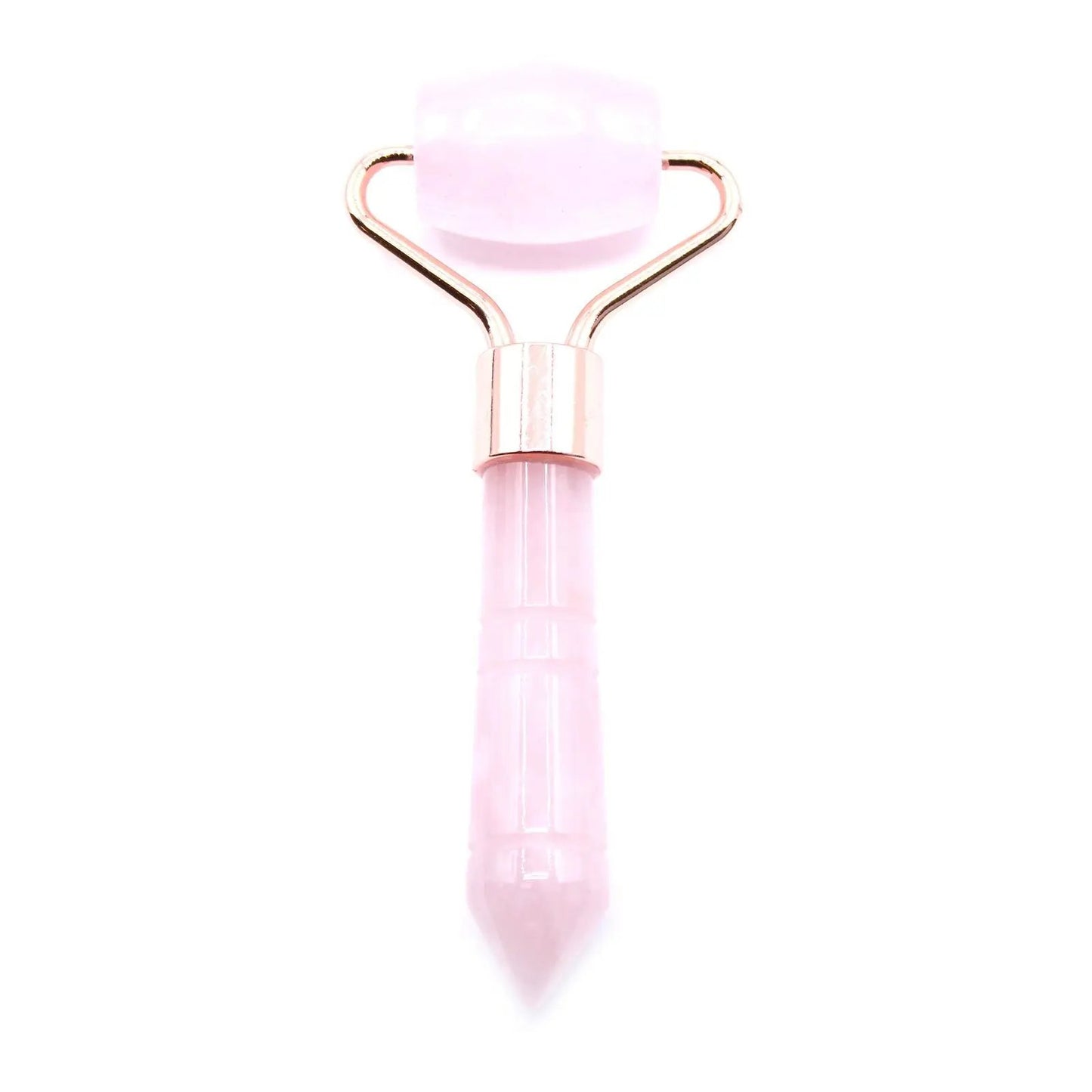 Mini Rodillo Facial de Cuarzo Rosa - Equilibrio Emocional Portátil MyZenvita