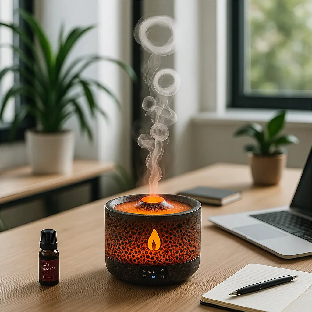 Difusor en oficina moderna