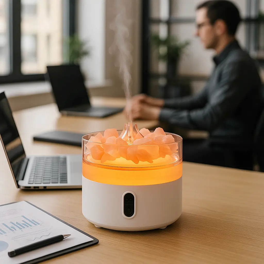 Difusor en oficina moderna