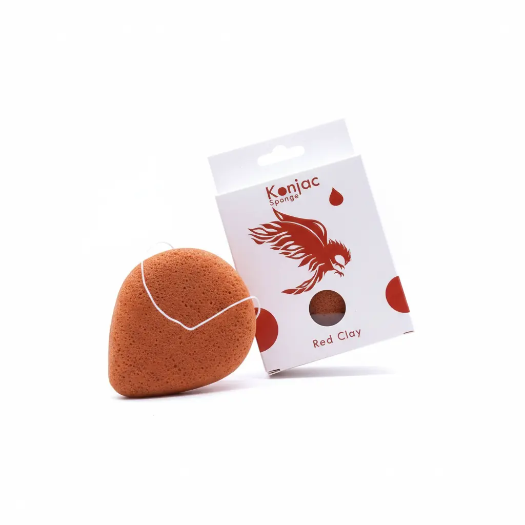 Esponja Konjac arcilla roja portada