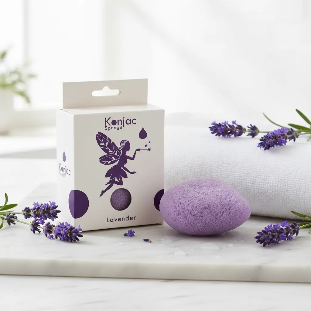 Esponja spa con lavanda