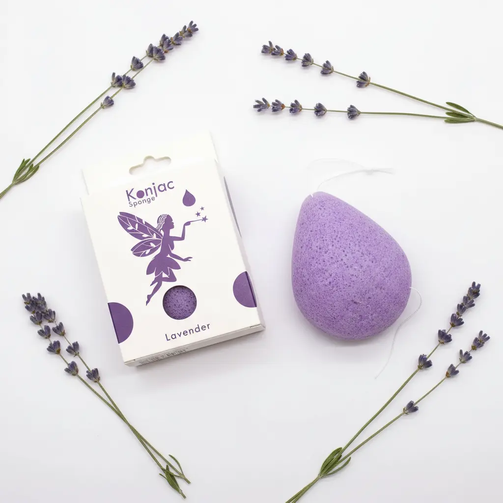 Flat lay con lavanda