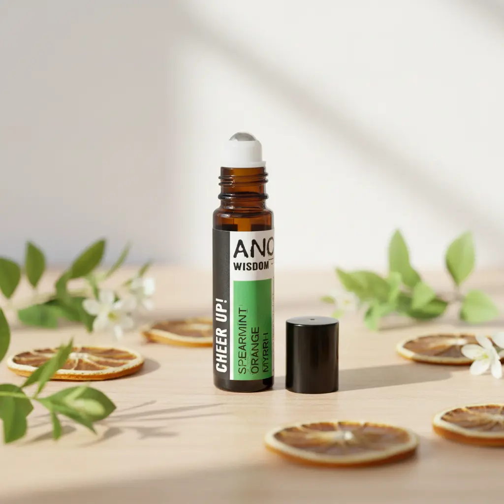 Hero madera natural con naranja