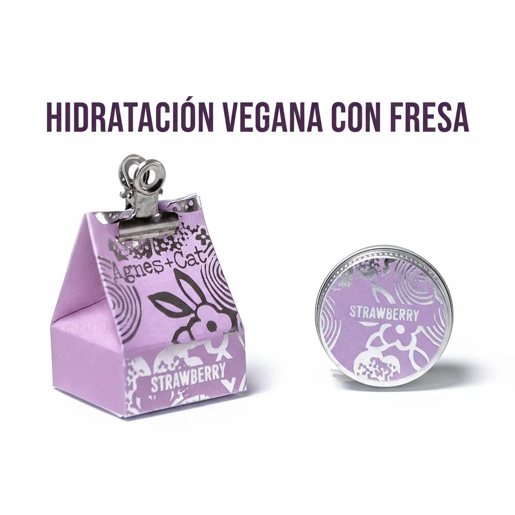 Hidratación vegana fresa