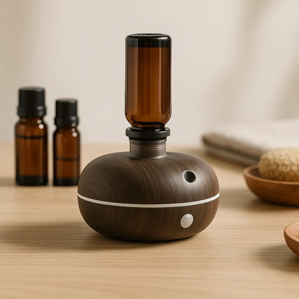Mini nebulizador en escritorio