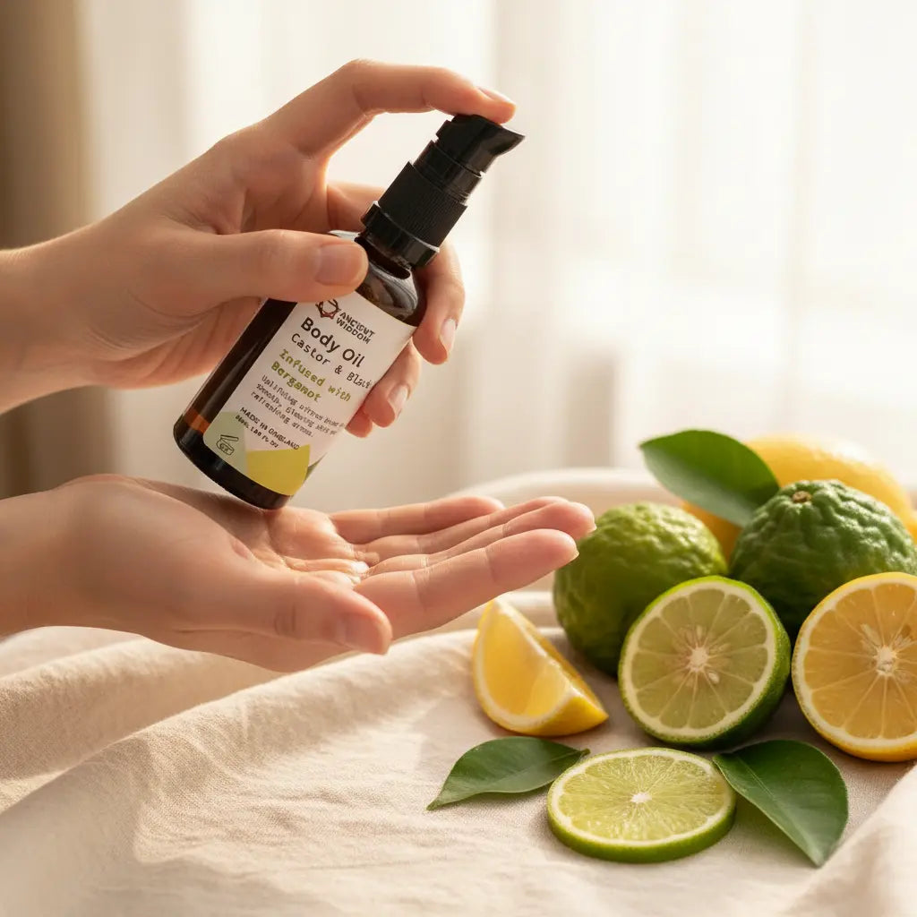 Ritual manos aceite