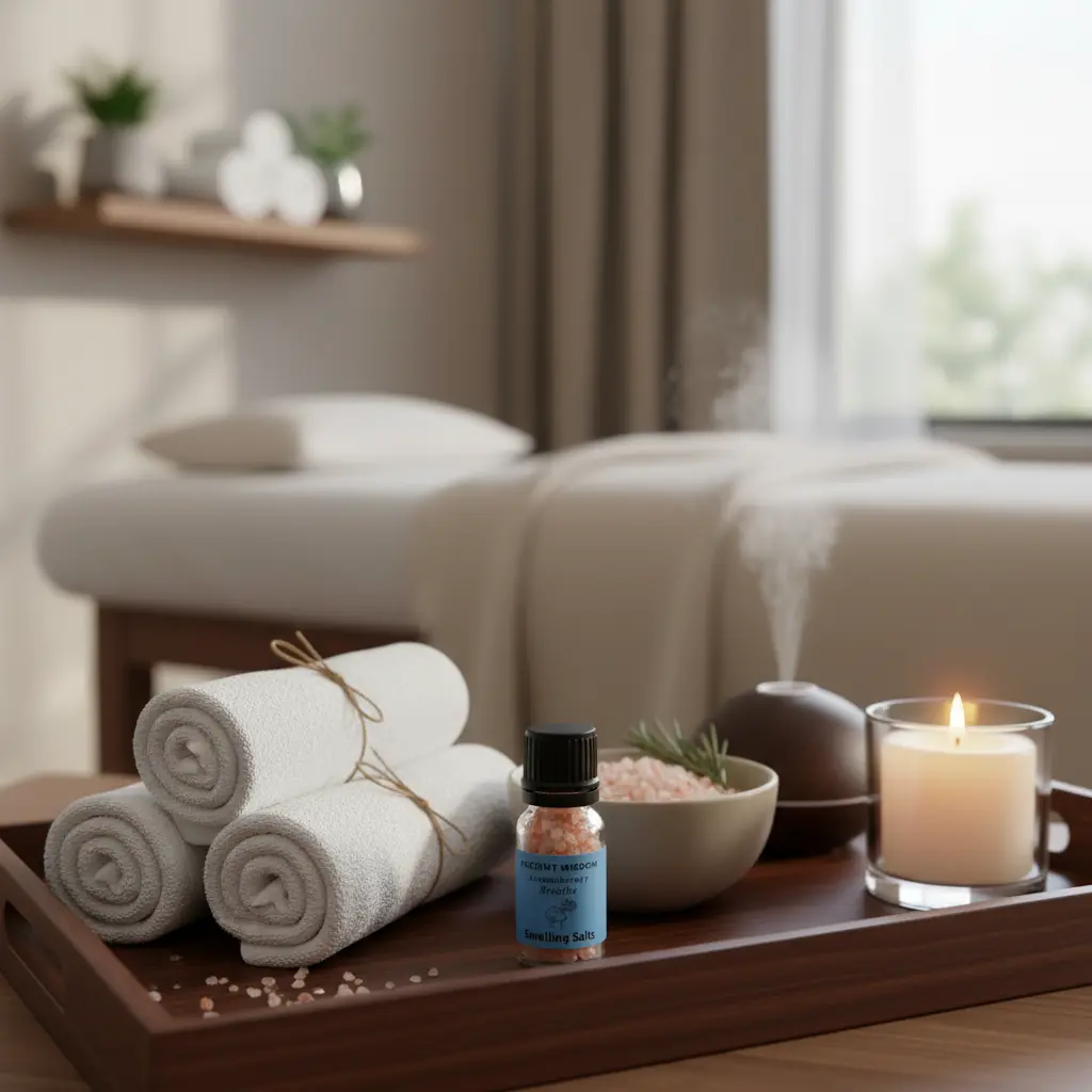 Sales en sala de spa