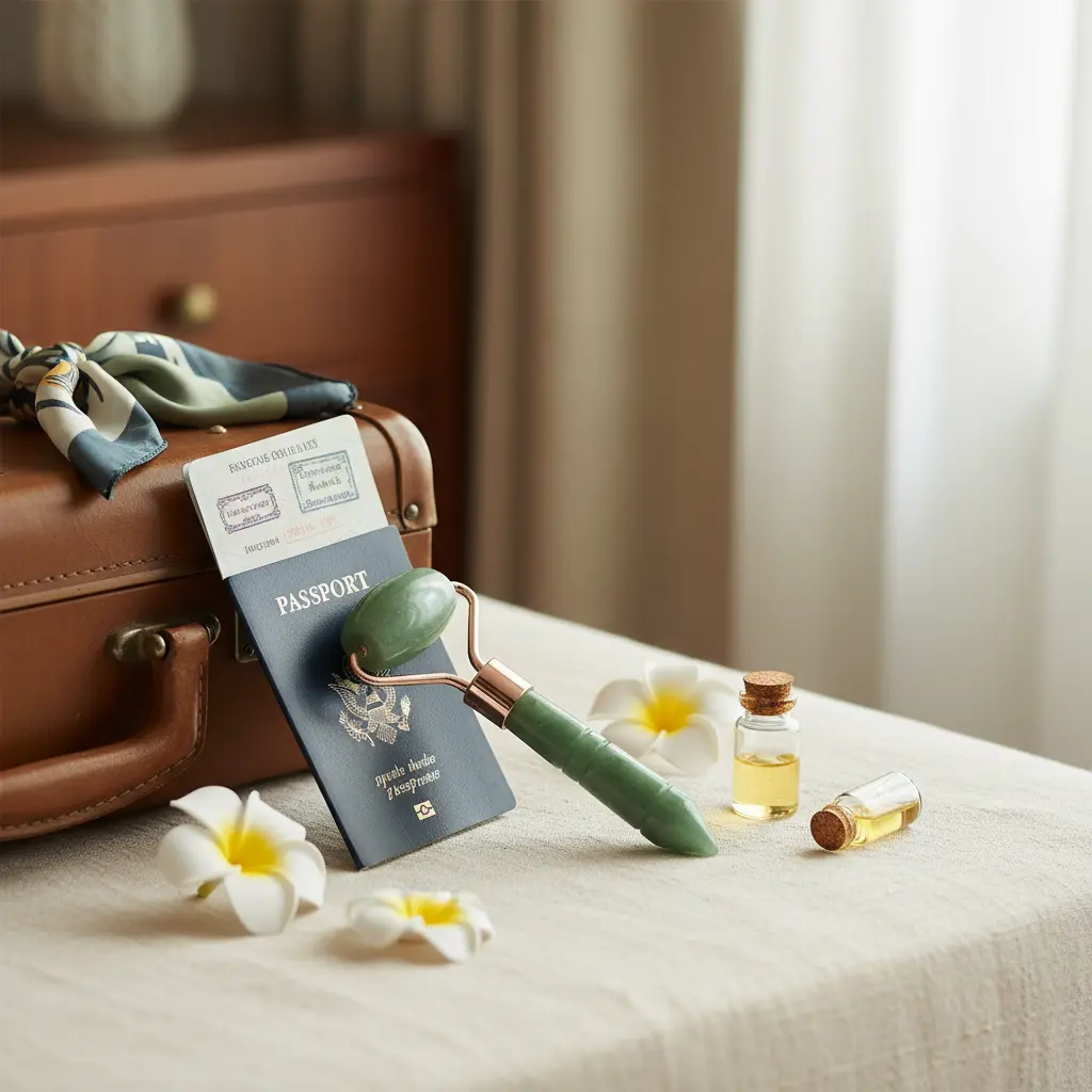 Travel lifestyle suitcase